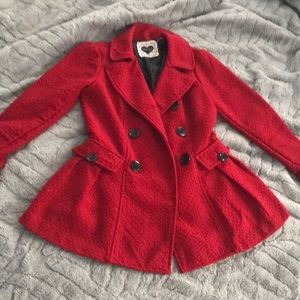 Red Pea Coat